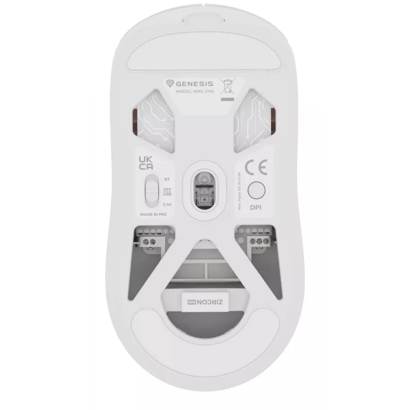 Rato GENESIS NMG-2194 Gaming ambidestro Bluetooth + USB Type-C ótico 26000 DPI