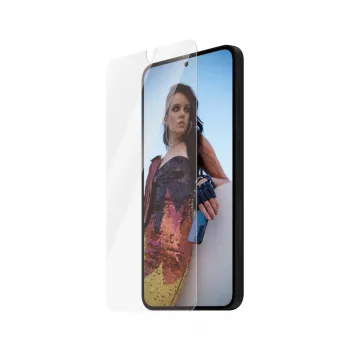 PanzerGlass SAFE. by ® proteção de ecrã Samsung Galaxy S25+ | S24+ | Ultra-Wide Fit com EasyAligner