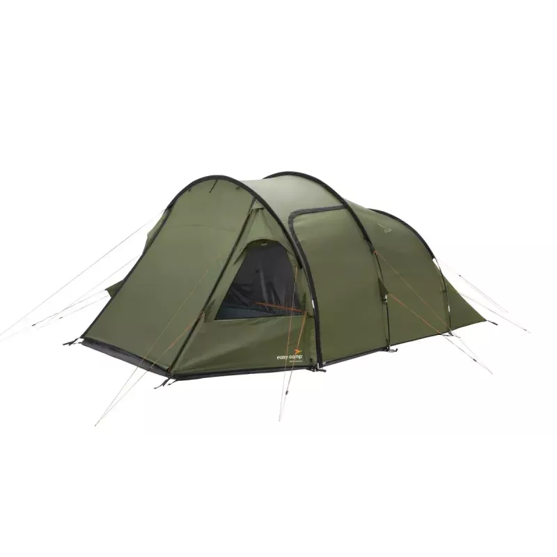 Tenda para cinco pessoas easy camp Hidra 5, verde — campismo familiar, espaço interior comum, resistente às intempéries