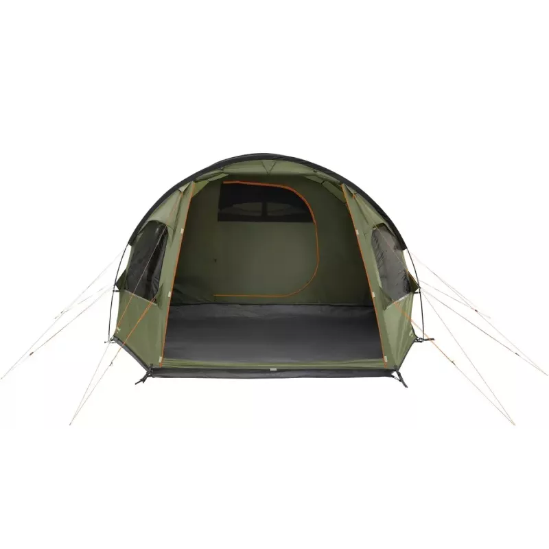 Tenda para cinco pessoas easy camp Hidra 5, verde — campismo familiar, espaço interior comum, resistente às intempéries