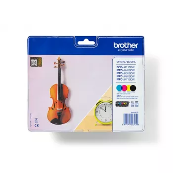 Tinteiro Brother LC127XLVALBP 4 unid. original preto, ciano, magenta, amarelo