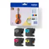 Tinteiro Brother LC127XLVALBP 4 unid. original preto, ciano, magenta, amarelo