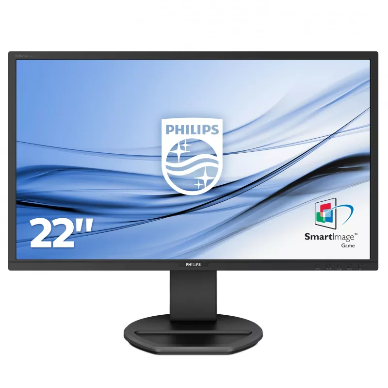 Monitor LCD Philips B Line 221B8LJEB/00, 54,6 cm (21,5 polegadas), 1920 x 1080 píxeis, Full HD, LED, 1 ms, preto