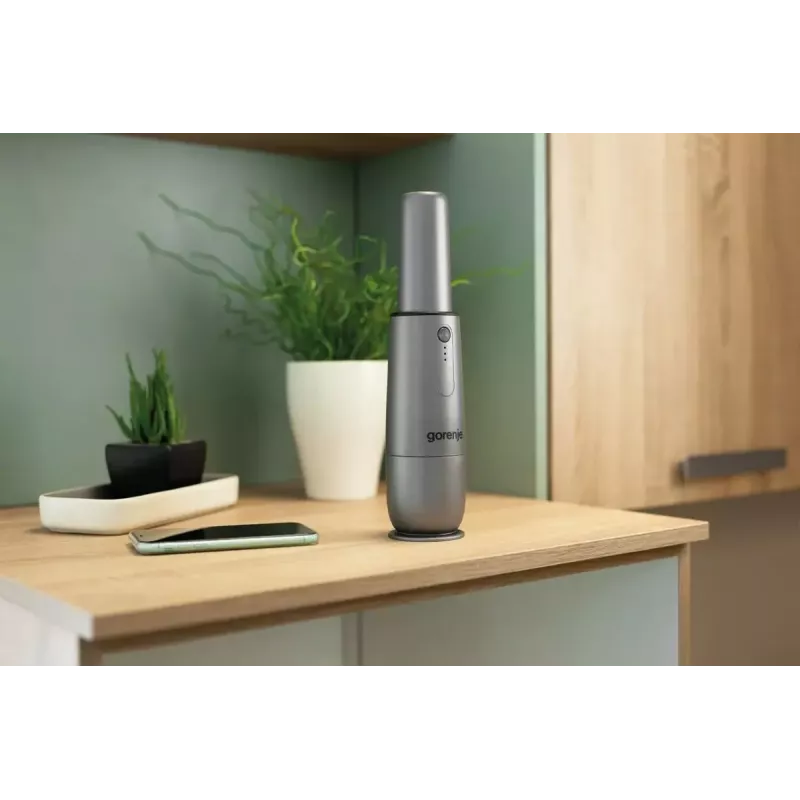 Aspirador de mão Gorenje MVC72HGA cinzento sem saco