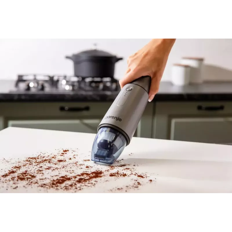 Aspirador de mão Gorenje MVC72HGA cinzento sem saco
