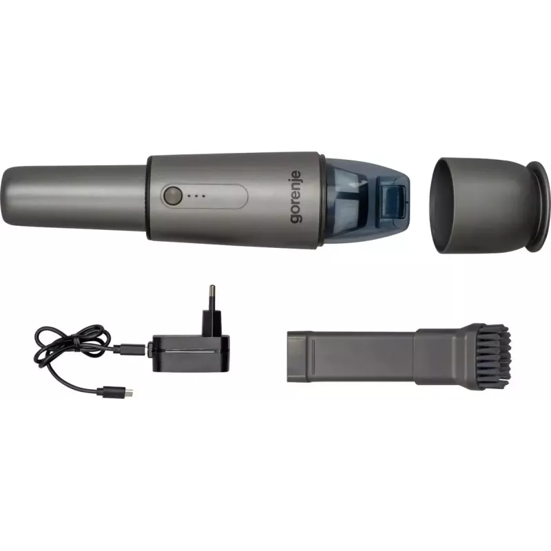 Aspirador de mão Gorenje MVC72HGA cinzento sem saco