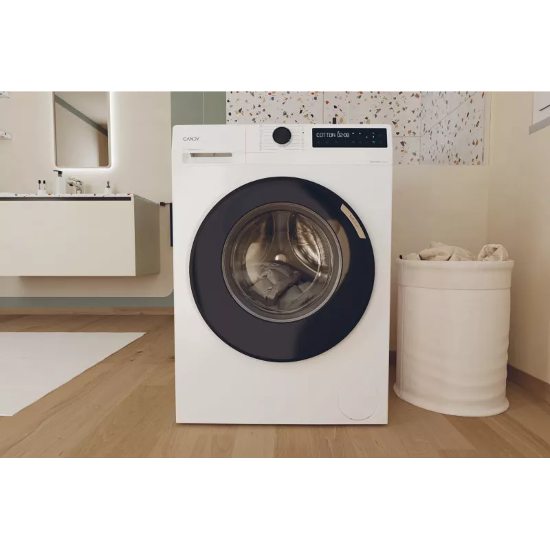 Máquina de lavar roupa Candy BR 49B8-S carga frontal 9 kg 1400 rpm branco