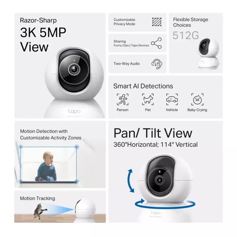 Câmara de vigilância Hikvision DS-2DE2C400MWG-4G PTZ 4 MP