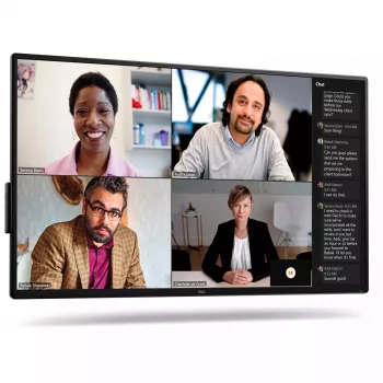 DELL P5525QC Ecrã plano de sinalização digital 138,8 cm (54,6 polegadas) LCD 400 cd/m² 4K Ultra HD preto