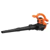 Soprador de mão Black & Decker BEBLV260 2600 W, velocidade do ar 315 km/h, saco de recolha 40 L, 4,8 kg
