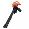 Soprador de mão Black & Decker BEBLV260 2600 W, velocidade do ar 315 km/h, saco de recolha 40 L, 4,8 kg
