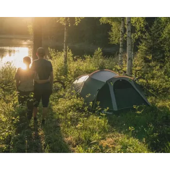 Tenda Outwell Earth 2 – 2 pessoas, tenda de campismo compacta para duas pessoas, verde