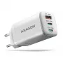 Axagon ACU-DPQ65W PD3.0 & QC4+ Carregador de parede 3 SAÍDAS 65W