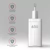 Axagon ACU-DPQ65W PD3.0 & QC4+ Carregador de parede 3 SAÍDAS 65W