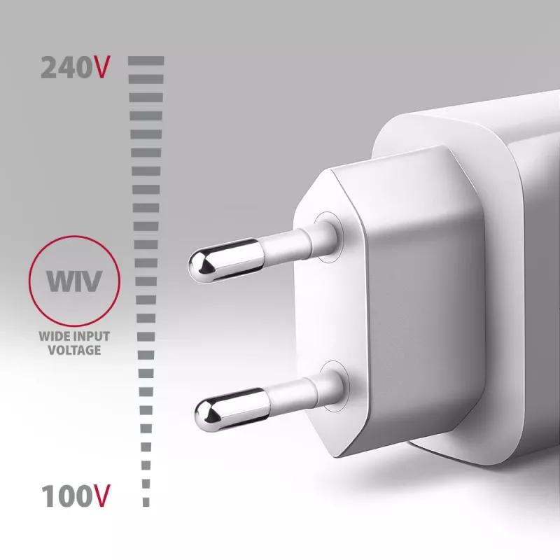Axagon ACU-QC18W QC3.0 Carregador de parede 1xSAÍDA 18W