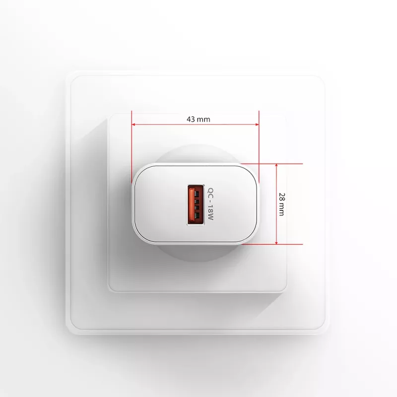 Axagon ACU-QC18W QC3.0 Carregador de parede 1xSAÍDA 18W