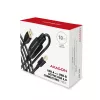 Axagon ADR-210B Cabo ativo de ligação/repetidor USB 2.0 ficha A macho para ficha B macho, 10 m