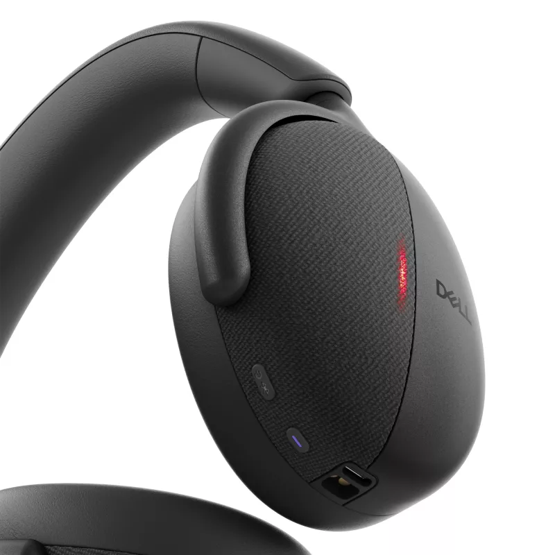 DELL Pro Premium Wireless ANC Headset - WL7024, com fios e sem fios, chamadas/música, 20 - 20000 Hz, 297 g, headset, preto