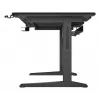 Secretária de computador reta GENESIS NDS-2249 preto MDF 140x75cm