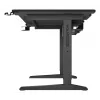 Secretária de computador reta GENESIS NDS-2249 preto MDF 140x75cm