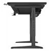 Secretária de computador reta GENESIS NDS-2249 preto MDF 140x75cm