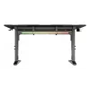 Secretária de computador reta GENESIS NDS-2249 preto MDF 140x75cm