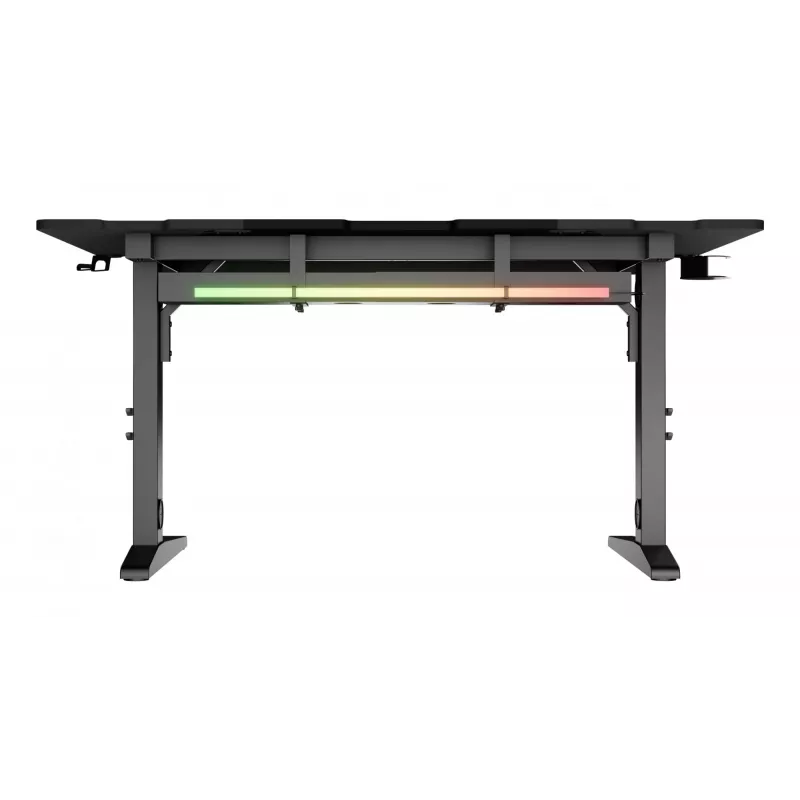 Secretária de computador reta GENESIS NDS-2249 preto MDF 140x75cm