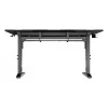 Secretária de computador reta GENESIS NDS-2249 preto MDF 140x75cm