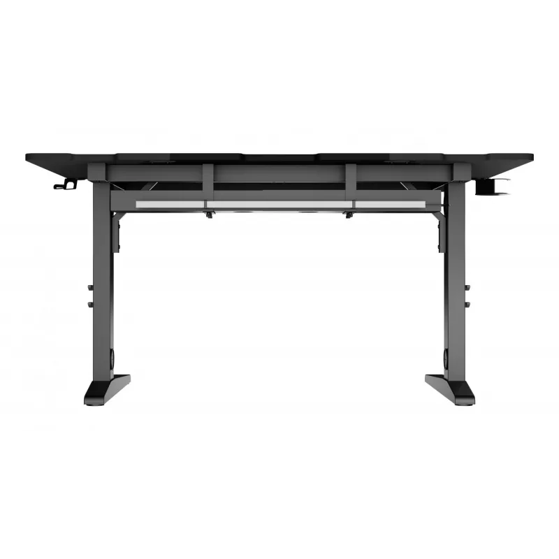 Secretária de computador reta GENESIS NDS-2249 preto MDF 140x75cm
