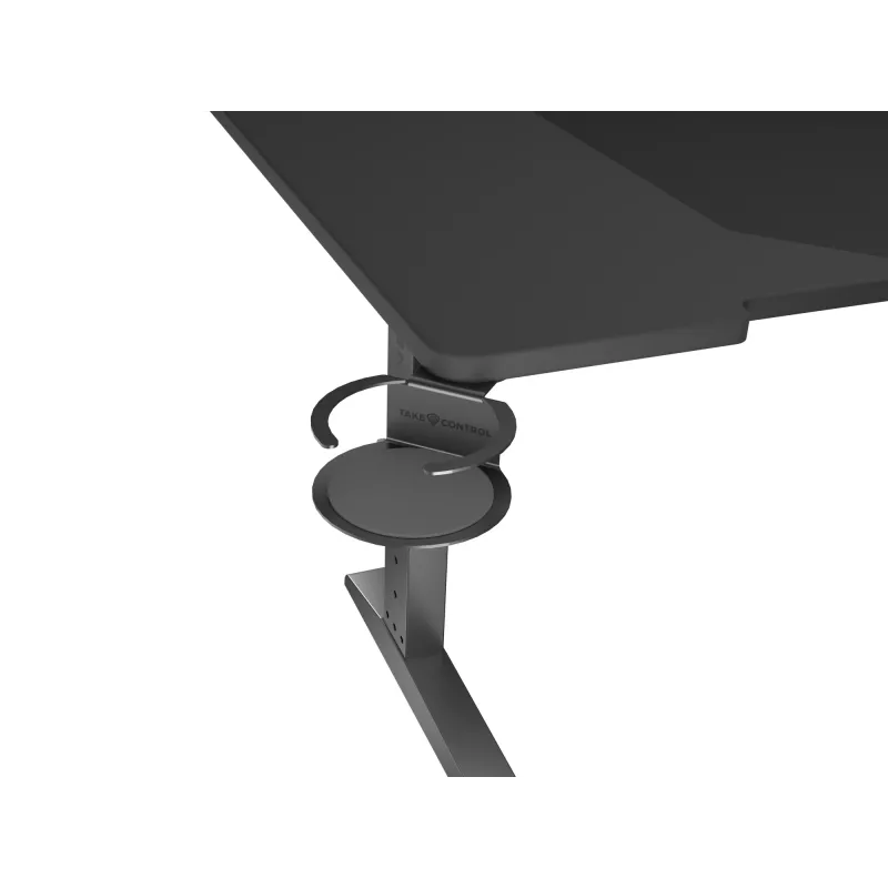 Secretária de computador reta GENESIS NDS-2249 preto MDF 140x75cm