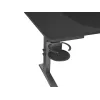 Secretária de computador reta GENESIS NDS-2249 preto MDF 140x75cm