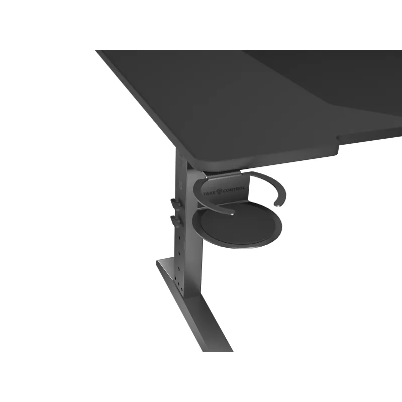 Secretária de computador reta GENESIS NDS-2249 preto MDF 140x75cm