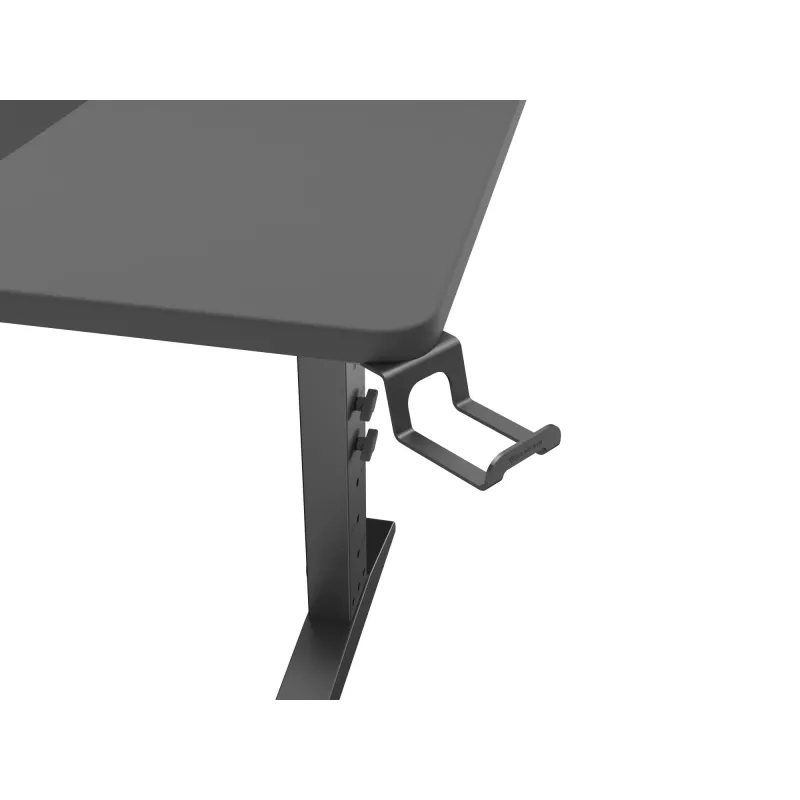 Secretária de computador reta GENESIS NDS-2249 preto MDF 140x75cm