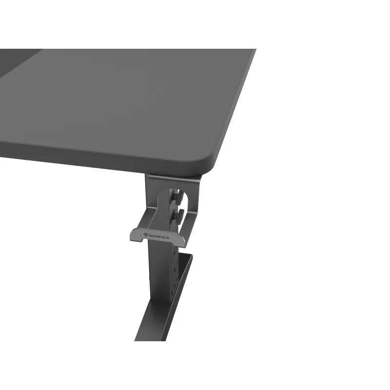 Secretária de computador reta GENESIS NDS-2249 preto MDF 140x75cm