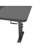 Secretária de computador reta GENESIS NDS-2249 preto MDF 140x75cm