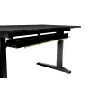 Secretária de computador reta GENESIS NDS-2249 preto MDF 140x75cm