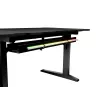 Secretária de computador reta GENESIS NDS-2249 preto MDF 140x75cm