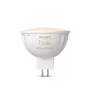 Philips Hue White Ambiance MR16 – lâmpada inteligente, lâmpada smart, Bluetooth/Zigbee, branco, LED, GU5.3, MR16