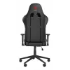 Cadeira gaming GENESIS Nitro 440 G2, assento acolchoado, tecido/couro sintético, cinzento/preto, máx. 120 kg, encosto e apoios de braços 1D ajustáveis