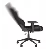 Cadeira gaming GENESIS Nitro 440 G2, assento acolchoado, tecido/couro sintético, cinzento/preto, máx. 120 kg, encosto e apoios de braços 1D ajustáveis