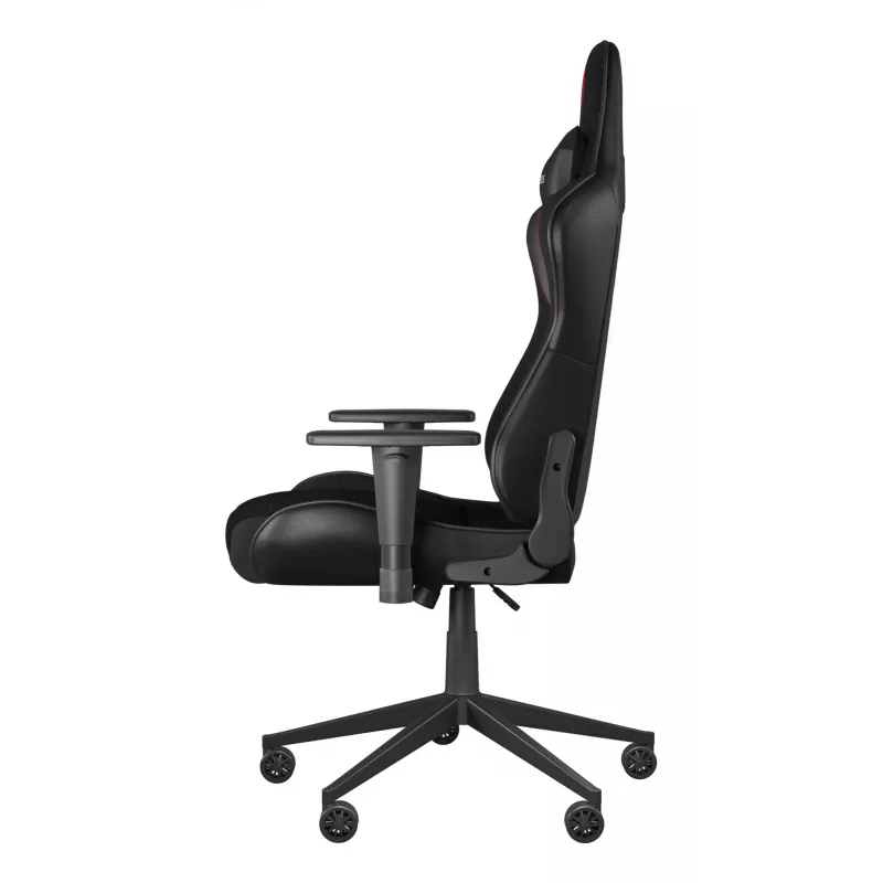 Cadeira gaming GENESIS Nitro 440 G2, assento acolchoado, tecido/couro sintético, cinzento/preto, máx. 120 kg, encosto e apoios de braços 1D ajustáveis