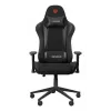 Cadeira gaming GENESIS Nitro 440 G2, assento acolchoado, tecido/couro sintético, cinzento/preto, máx. 120 kg, encosto e apoios de braços 1D ajustáveis