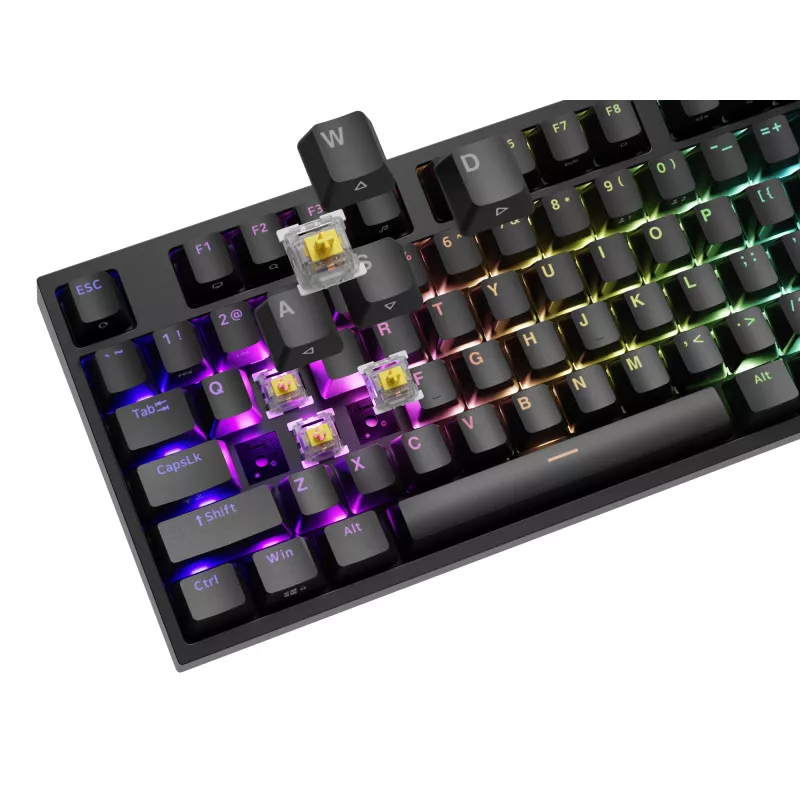 Teclado GENESIS THOR 404 universal USB QWERTY inglês preto