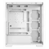 DeepCool CG580 WH R-CG580-WHNDA0-G-1 caixa de PC Mid Tower, ATX/micro-ATX/Mini-ITX, 2x vidro temperado, suporte para ventoinhas de 120/140 mm, 2x baías de 3,5 polegadas + 3x baías de 2,5 polegadas, sem fonte de alimentação, branca