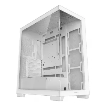 Caixa de PC DeepCool CG580 WH branca — ATX/mATX/ITX, vidro temperado, suporta ventoinhas de 120/140 mm, 3,5 polegadas×2, 2,5 polegadas×3, USB 3.2 Gen1