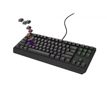 Genesis Thor 230 TKL teclado mecânico gaming com fios, US, preto, Outemu Red