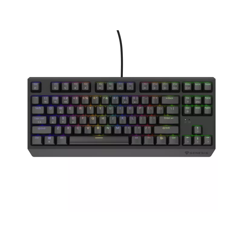 Genesis Thor 230 TKL teclado mecânico gaming com fios, US, preto, Outemu Red