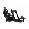 Cockpit para simulador de corridas Next Level Racing GTElite Wheel Plate Edition – plataforma de montagem para volante e pedais em alumínio e aço carbono