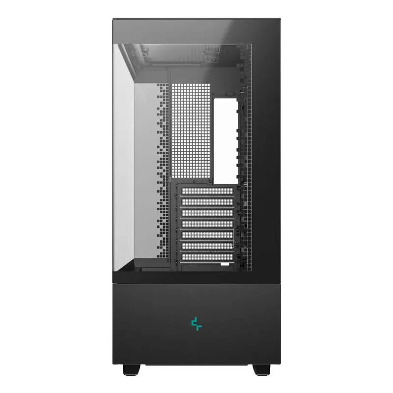 DeepCool CH690 Digital R-CH690-BKNNA0D-G-1 caixa de PC Mid Tower, ATX/micro-ATX/Mini-ITX, 2x vidro temperado, 1x baía de 3,5 polegadas + 3x baías de 2,5 polegadas, 8 ranhuras de expansão, sem fonte de alimentação, preta