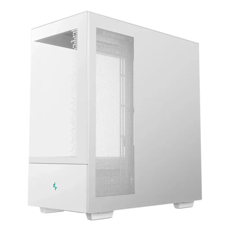 DeepCool CH690 Digital WH R-CH690-WHNNA0D-G-1 caixa de PC Mid Tower, ATX/micro-ATX/Mini-ITX, 2x vidro temperado, 1x baía de 3,5 polegadas + 3x baías de 2,5 polegadas, 8 ranhuras de expansão, sem fonte de alimentação, branca